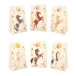 Uitdeelzakjes paarden party 6 stuks
