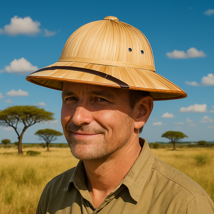 Tropenhelm riet luxe