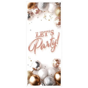 Deurposter Let's Party