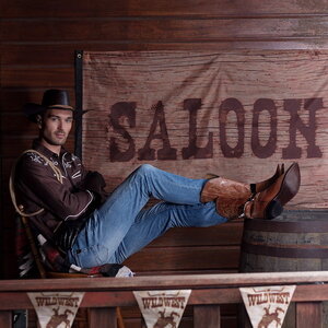 Gevelvlag Wild West saloon Gevelvlag Wild West saloon