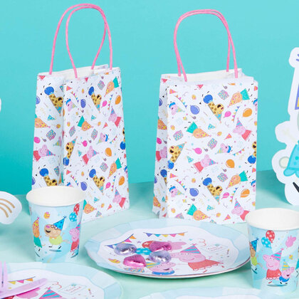 Cadeau tasjes Peppa Pig 8 stuks