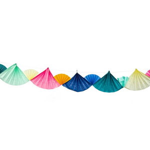 Globos Slinger waaiers gekleurd 4 meter