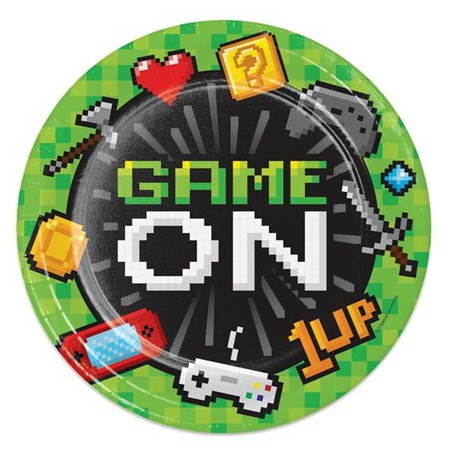 PIXHOTUL 3 stuks video game thema feestdecoraties inclusief gaming