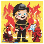 Servetten brandweerman 20 stuks