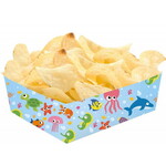 Chipsbakjes zeedieren cartoon 5 stuks