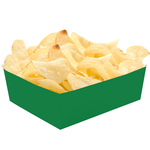 Chips bakjes donkergroen 5 stuks