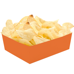 Chips bakjes oranje 12 stuks