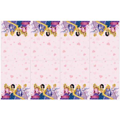 Tafelkleed Disney Prinsessen plastic 120cm x 180cm