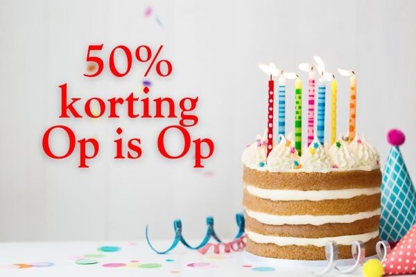 Verjaardag Op is Op