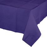 Tafelkleed donkerpaars papier luxe
