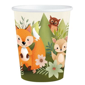 Bekertjes Bosdieren 6 stuks