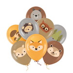 Ballonnen Bosdieren 8 stuks