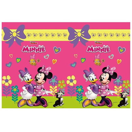 Tafelkleed Minnie Mouse en Katrien Duck