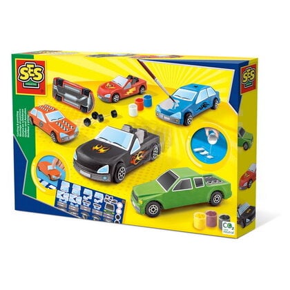 Gieten en schilderen - Auto's Op is Op