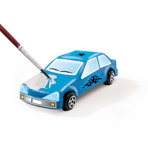 Gieten en schilderen - Auto's Op is Op