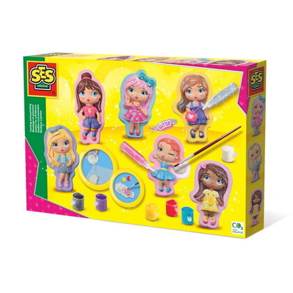 Gieten en schilderen - Fashion GIrls Op is Op