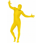 Second Skin Suit geel maat XL Op is Op