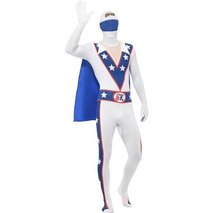 Second Skin Suit Evel Knievel maat M Op is Op
