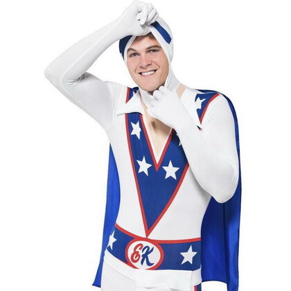 Second Skin Suit Evel Knievel maat M Op is Op