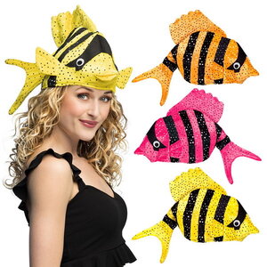 Hoed tropische vis oranje