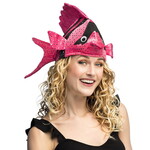 Hoed tropische vis pink