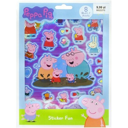 Stickers Peppa Pig sticker fun 8 vellen