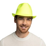 Hoedje neon geel Op is Op