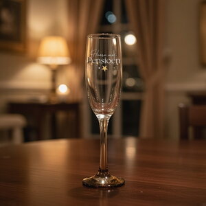 Partyglas Hoera met Pensioen luxe