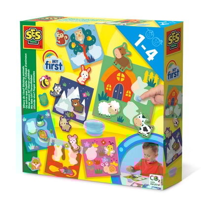 SES Waar woon ik? Dieren plakken