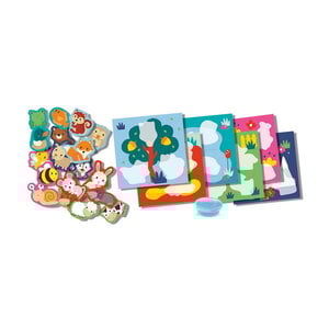 SES Waar woon ik? Dieren plakken