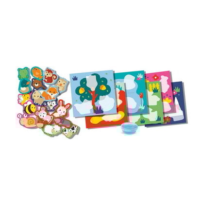 SES Waar woon ik? Dieren plakken