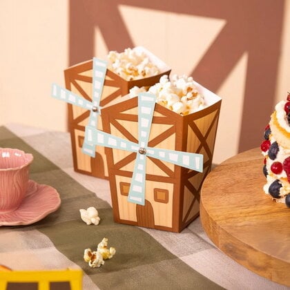 Popcorn bakjes Boerderij Molen 6 stuks