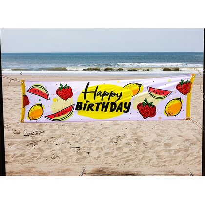 Spandoek fruit Happy Birthday Op is Op
