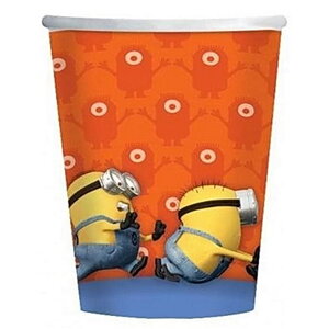 Bekertjes Minions oranje 8 stuks