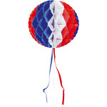 Honeycomb decoratie 30cm rood wit blauw Op is Op