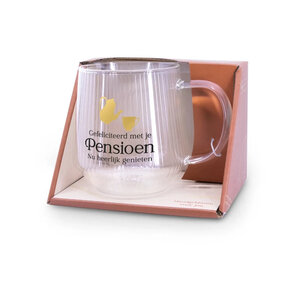Theeglas Gefeliciteerd met je Pensioen