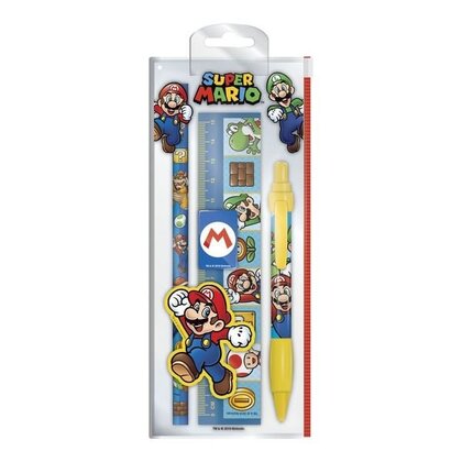 Super Mario schrijf set 5-delig Op is Op