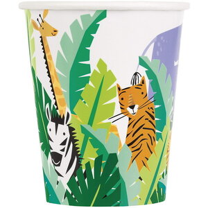 Bekertjes Safari Animals 8 stuks Op is Op
