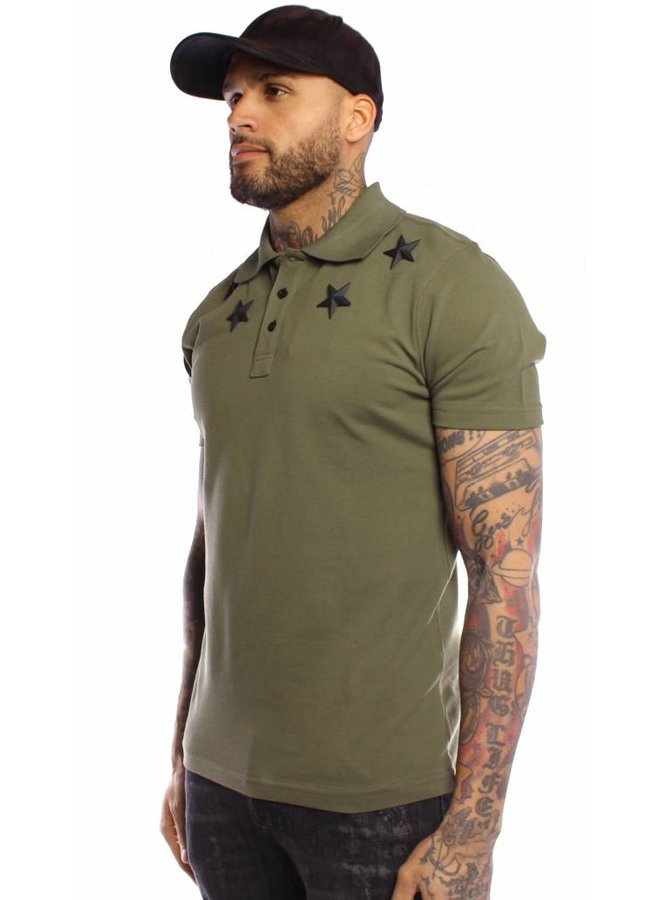 Conflict Polo Metal Stars Army