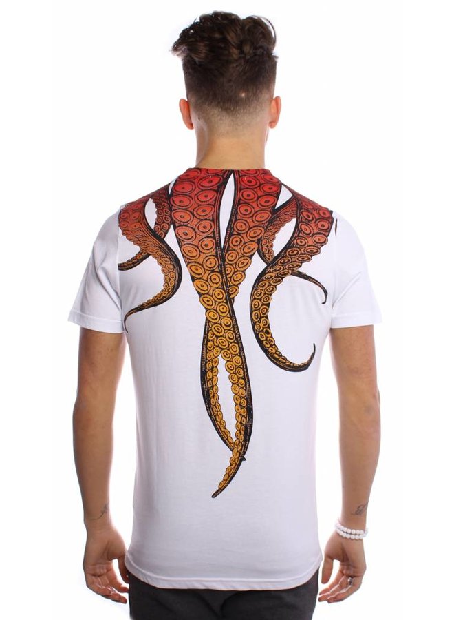 Conflict T-Shirt Octopus White