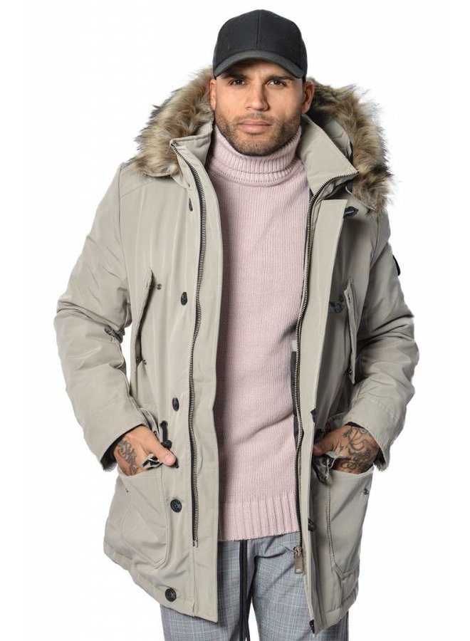 YCLO Kresten Parka Beige (Faux Fur)