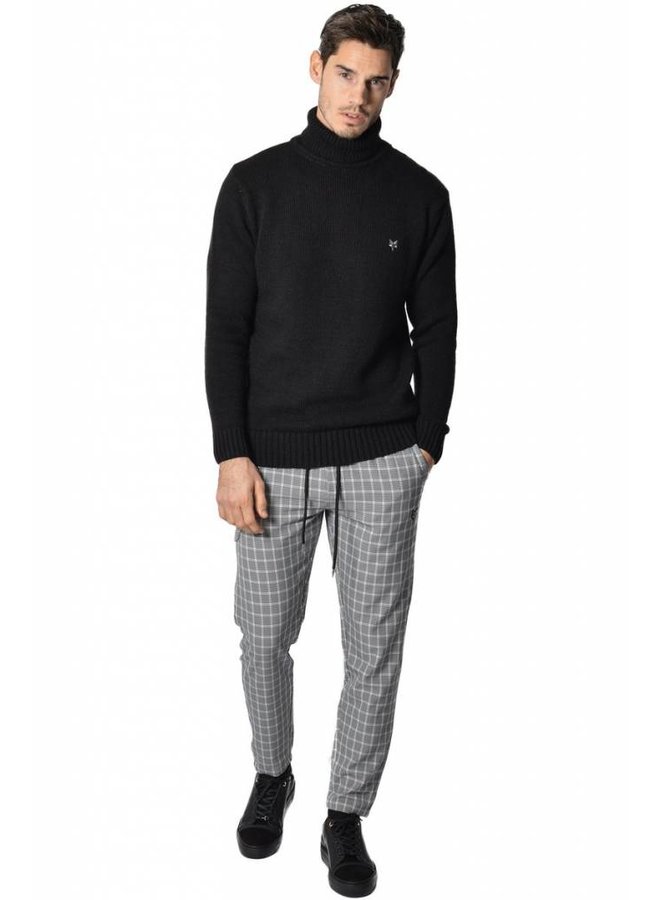 YCLO Hagen Knit Turtleneck Black