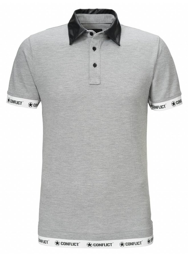 Conflict Polo Leather Gray