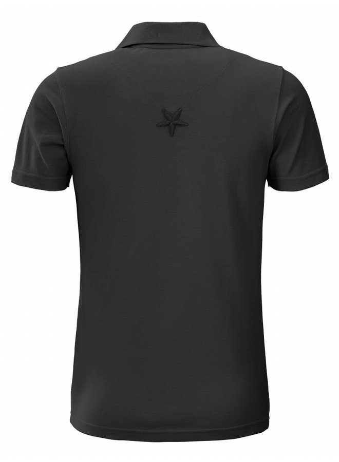 Conflict Polo Metal Stars Black