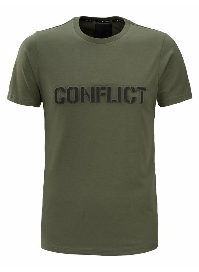 Conflict T-shirt 3D Logo Army