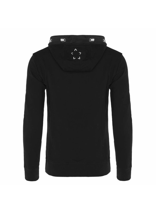 Conflict Hoodie Line Schwarz