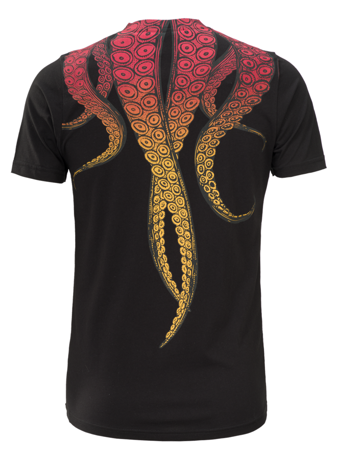 Conflict T-Shirt Octopus Black