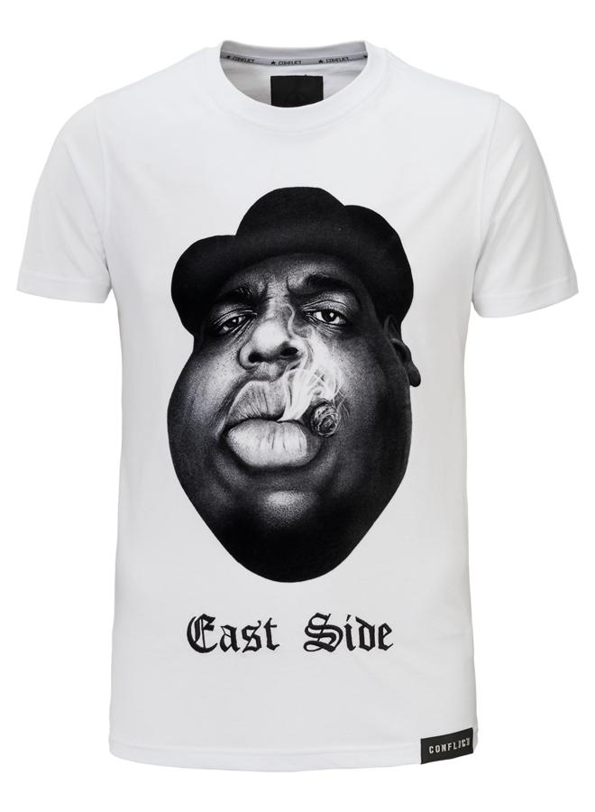 Conflict T-shirt East Side White