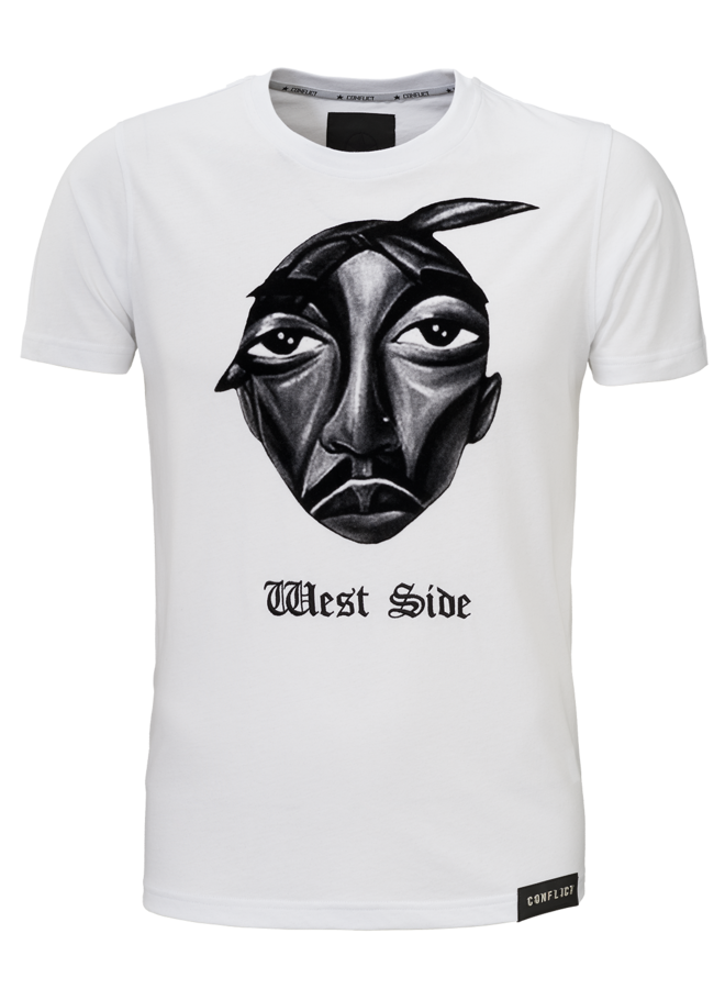 Conflict T-shirt West Side White