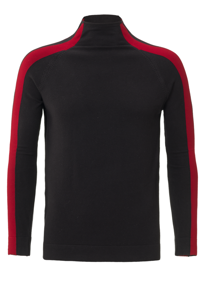 YCLO Knit Cevic Black/Red